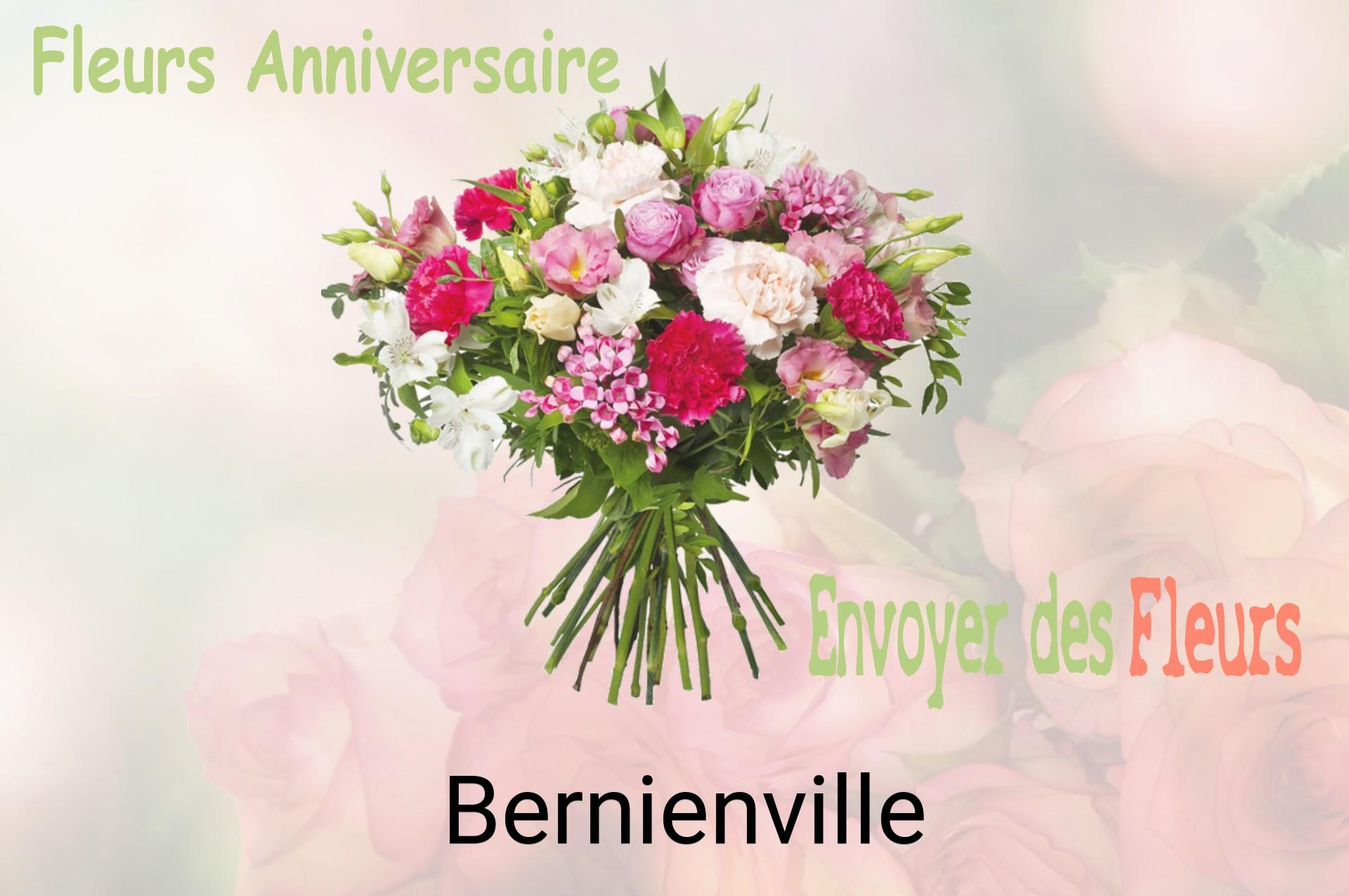 Bouquet de fleurs d’anniversaire livré à Bernienville