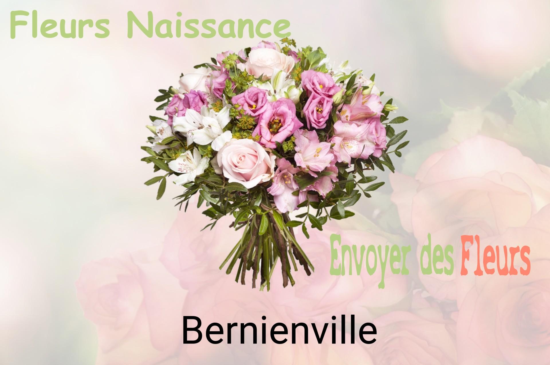 Bouquet de fleurs de naissance livré à Bernienville